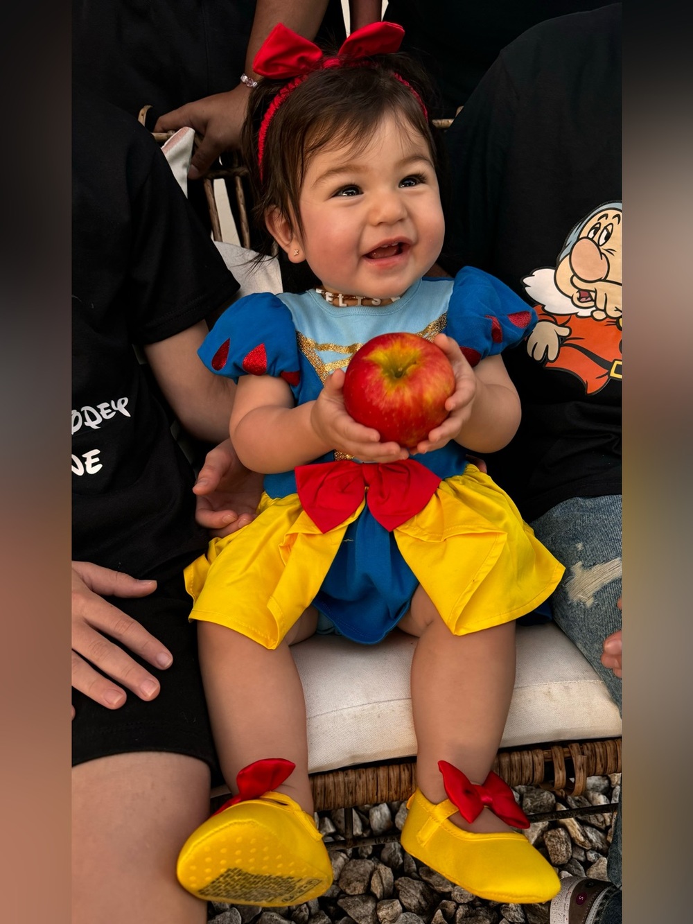 Disney Snow White Toddler Costume Blue Red Yellow Outfit